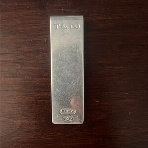 T & Co Sleek Silver Money Clip
